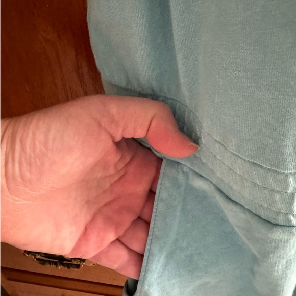 Calvin Klein Light Blue Shorts-All, NWT, Double V-Neck, Elastic Waist, size XL. - Picture 6 of 8